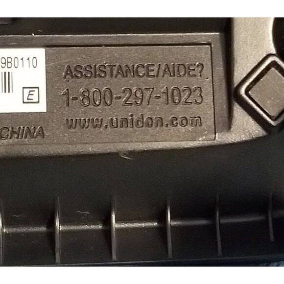 Uniden dect 6.0 digital answering machine base unit with power supply dect1480 - Picture 8 of 9